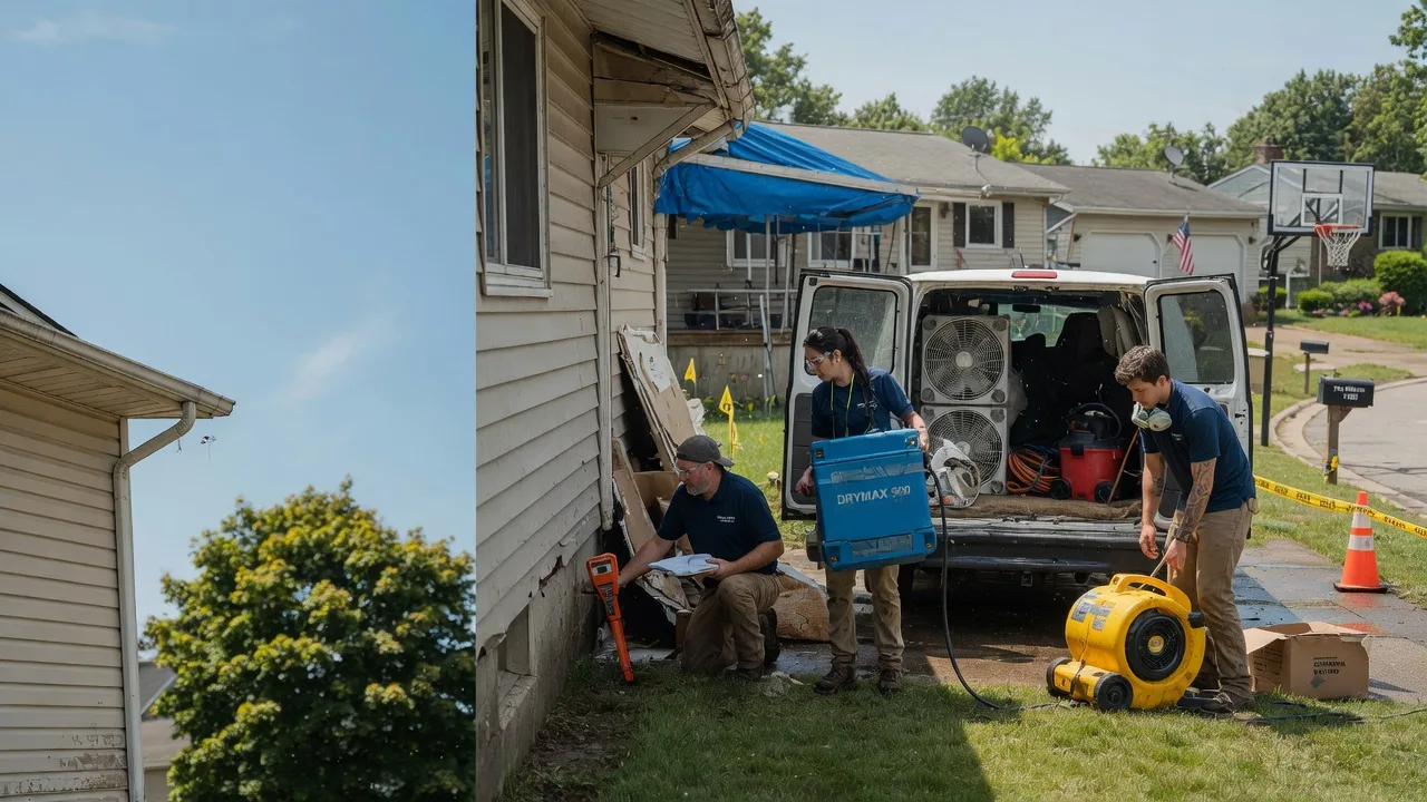 Ceiling Leak Cleanup in Rothsay, MN near me